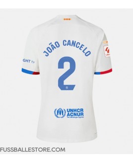 Günstige Barcelona Joao Cancelo #2 Auswärtstrikot 2023-24 Kurzarm
